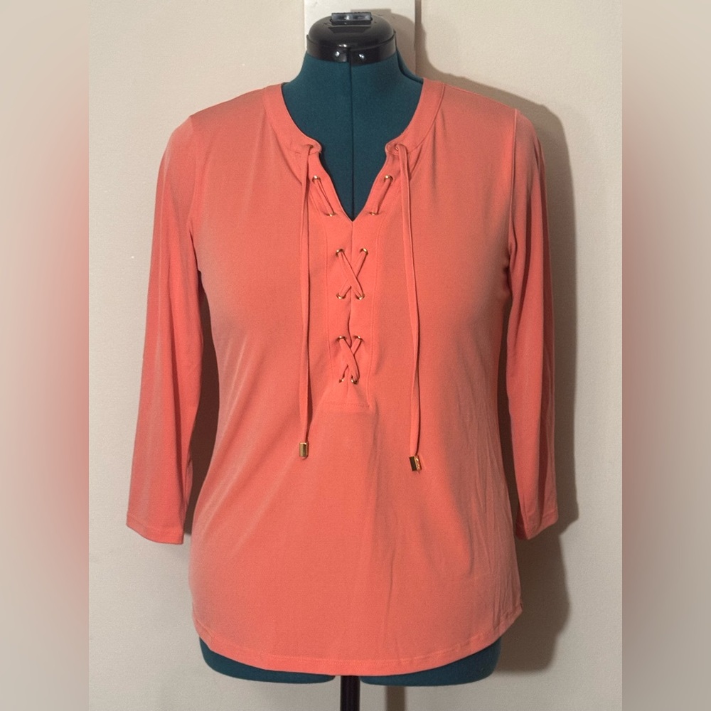 Calvin Klein Coral Size Medium Blouse